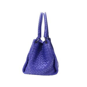 Bottega Veneta Parachute Blue Bag Intrecciato Leather Mirror